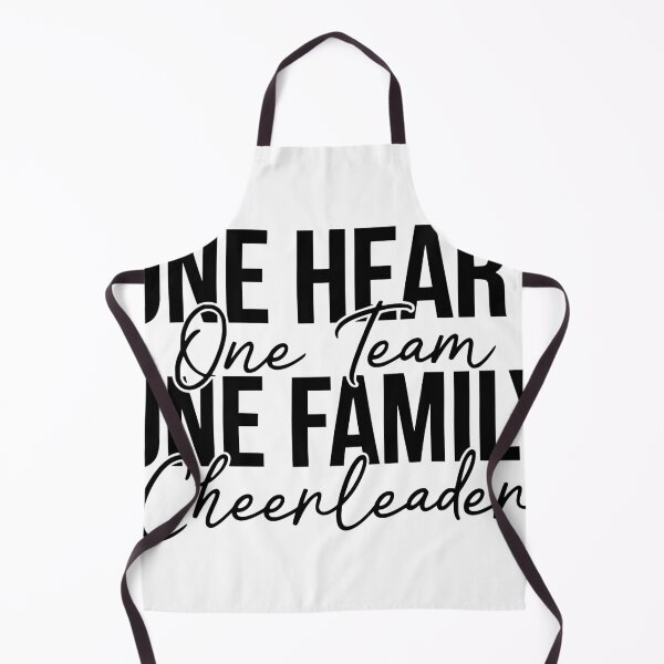 Item preview, One Heart One Team One Family Cheerleader designed and sold by FloraliteCo.