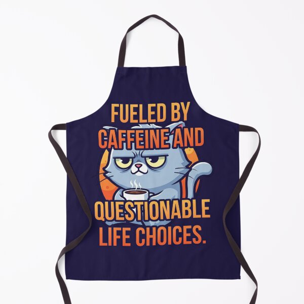 Item preview, Fueled By Caffeine And Questionable Life Choices. designed and sold by Megaera8.