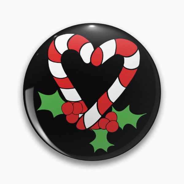 Item preview, Christmas Candy Cane Heart designed and sold by FrictionMaxxing.