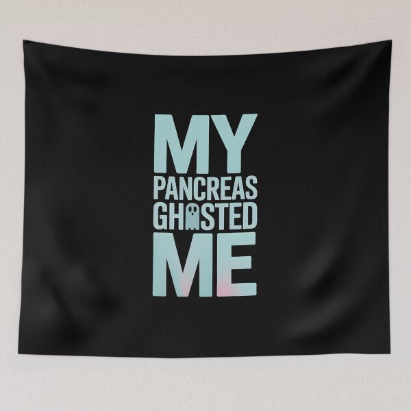 Item preview, My Pancreas Ghosted Me - This design is for people with Type 1 Diabetes who face their health journey with humor and strength. designed and sold by ZyziowskyArt.
