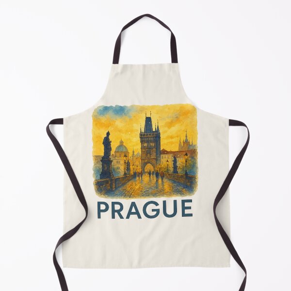 Item preview, Prague Charles Bridge Watercolor Poster designed and sold by Bratak.