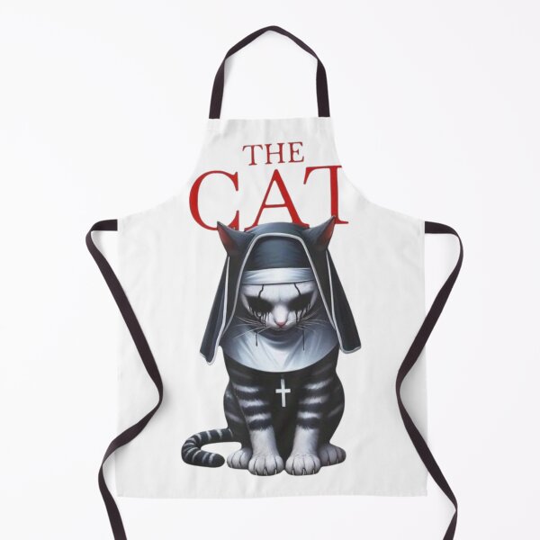 Item preview, Horror Cat Nun – Dark Devil Cat | Gothic Humor Design designed and sold by TSHIRTprject.
