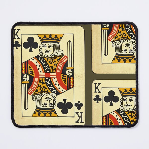 Item preview, King Playing Card-Ver. 3: The Solid Stare of a Stylized, Regal, Royal and Crowned King from a Playing Card designed and sold by markmm9.