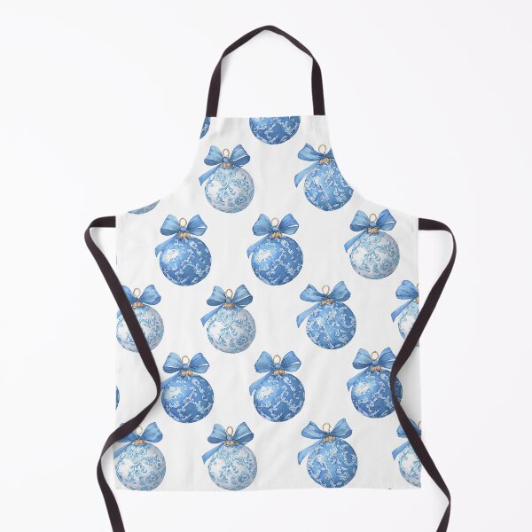Item preview, Blue White Victorian Winter Christmas Ornaments All Over designed and sold by Feeling Artsy.