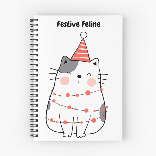 Item preview, Festive Feline designed and sold by Inkio.