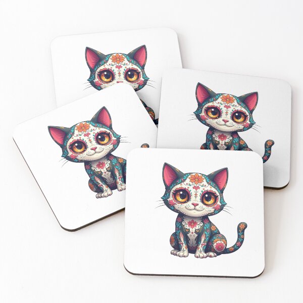 Item preview, Sugar Sull Cartoon Cat designed and sold by Fabricbella.