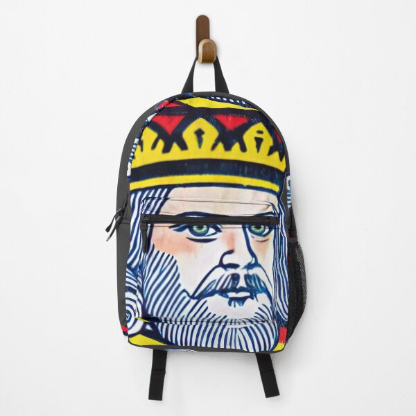 Item preview, King Playing Card-Ver. 1B: The Solid Stare of a Stylized, Regal, Royal and Crowned King from a Playing Card designed and sold by markmm9.