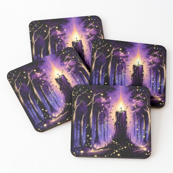 Item preview, Magic Purple Candle, Ai Generated Art  designed and sold by ACC .