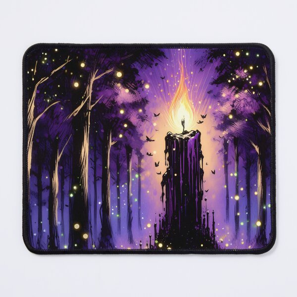 Item preview, Magic Purple Candle, Ai Generated Art designed and sold by ACC .