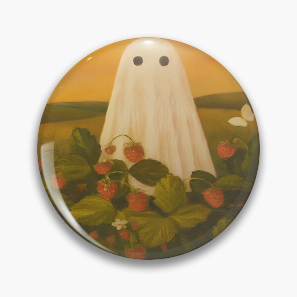 Item preview, Strawberry Fields - funny ghost spirit Halloween designed and sold by KamalaDesign.