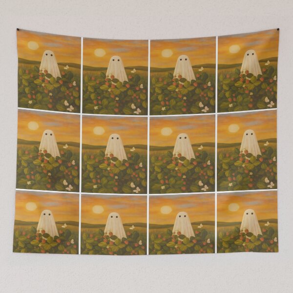 Item preview, Strawberry Fields - funny ghost spirit Halloween designed and sold by KamalaDesign.