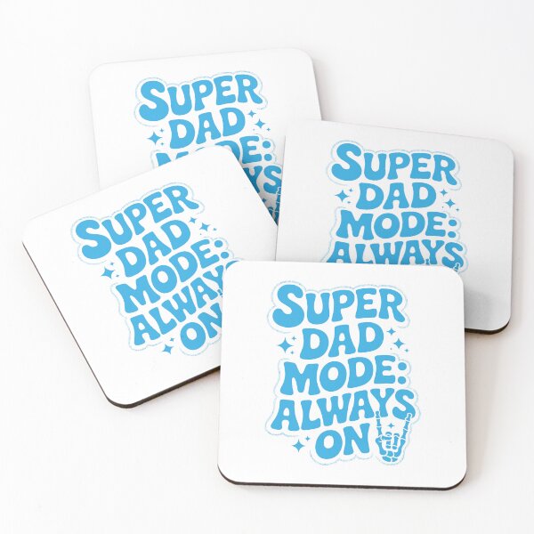 Item preview, Super Dad Mode Always On – Funny Father’s Day Gift Design designed and sold by TipTop GFX.