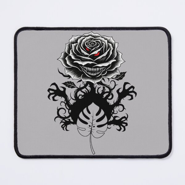 Item preview, the minimalist monstera with a gothic rose shade designed and sold by Ecosetereos.