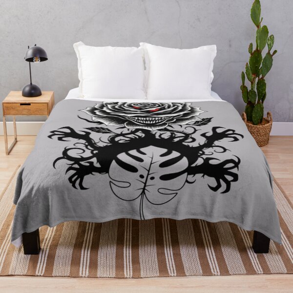 Item preview, the minimalist monstera with a gothic rose shade designed and sold by Ecosetereos.