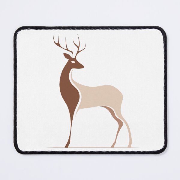 Item preview, creat minomal Minimalist reindeer silhouette designed and sold by DualEnergy.