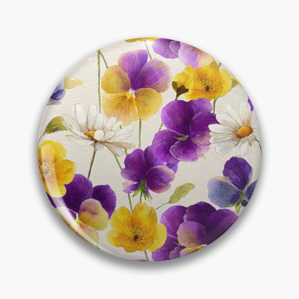 Item preview, Chamomile Buttercup Violet designed and sold by Tina Veenstra.