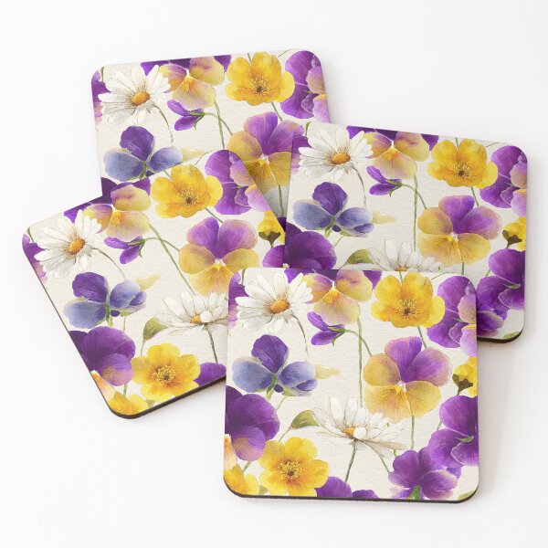 Item preview, Chamomile Buttercup Violet designed and sold by Tina Veenstra.