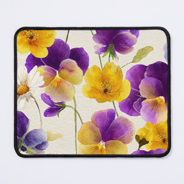 Item preview, Chamomile Buttercup Violet designed and sold by Tina Veenstra.
