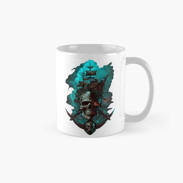 Item preview, Pirate Skull and Ghost Ship – Dark Ocean Horror | Gothic Pirate Art designed and sold by TSHIRTprject.