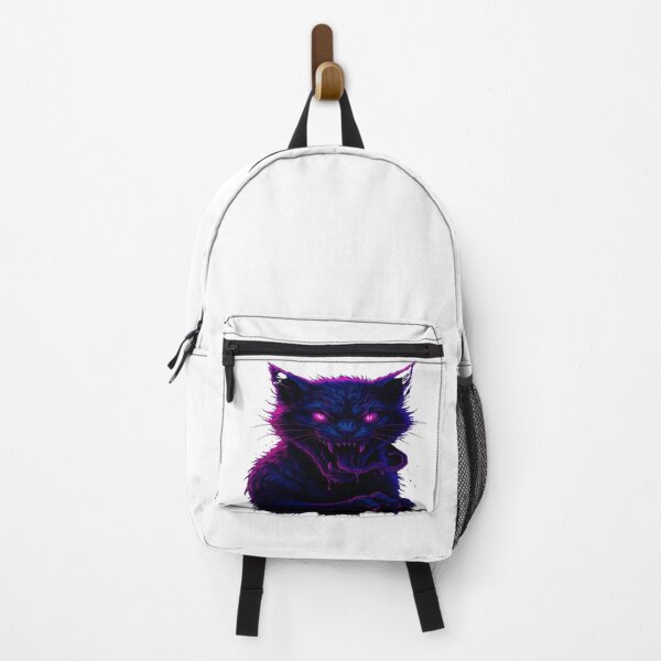 Item preview, Neon Evil Cat — Cyberpunk Gamer Art designed and sold by GlowAIDesigns.