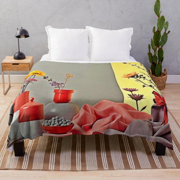 Item preview, Vibrant Red Yellow Arrangement Design designed and sold by Health And Fitness Posts e-Store.