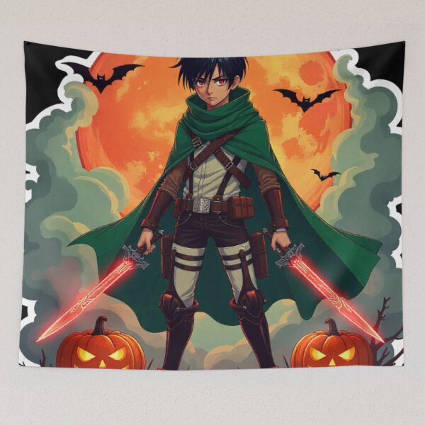 Item preview, Eren Halloween Edition – The Warrior of the Bloody Moon designed and sold by Design4alejandro.