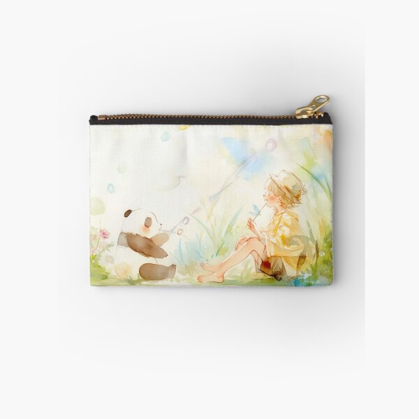 Item preview, Panda and Boy Blowing Bubbles designed and sold by SweetSprash.