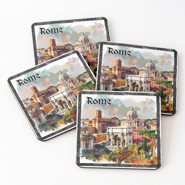 Item preview, Rome – Vibrant Artistic Cityscape of the Eternal City designed and sold by DesignArtist.ia.
