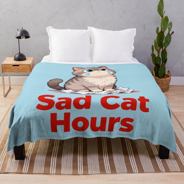 Item preview, cat crying memes  designed and sold by Uglyandcute.