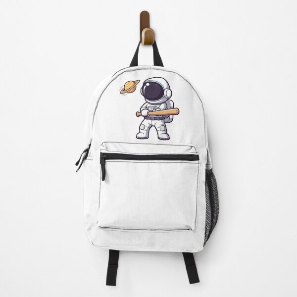 Item preview, Cute Astronaut Playing Baseball with a Mini Planet – Kawaii Cartoon Vector Illustration designed and sold by PixelVibe782.