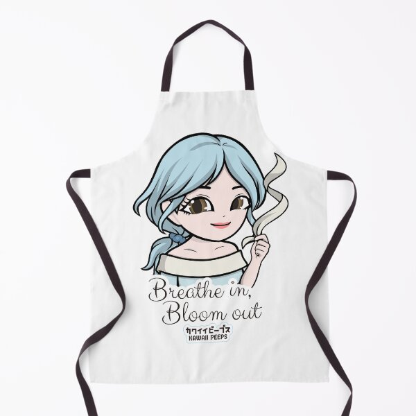 Item preview, Peaceful Kawaii "Breathe in, Bloom out" Design – Soft Girl Aesthetic & Mindfulness Art designed and sold by P-L-Sardines.