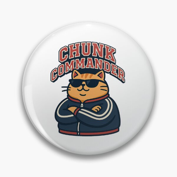 Item preview, Chunk Commander — Retro Fat Cat Mascot T-Shirt designed and sold by BadaBingBear.