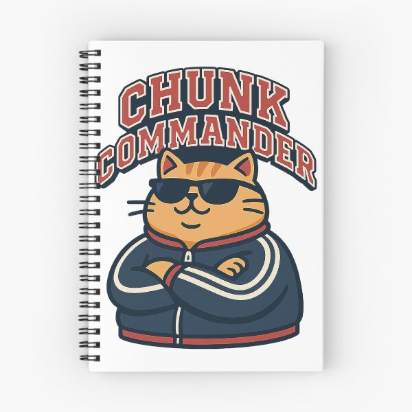 Item preview, Chunk Commander — Retro Fat Cat Mascot T-Shirt designed and sold by BadaBingBear.