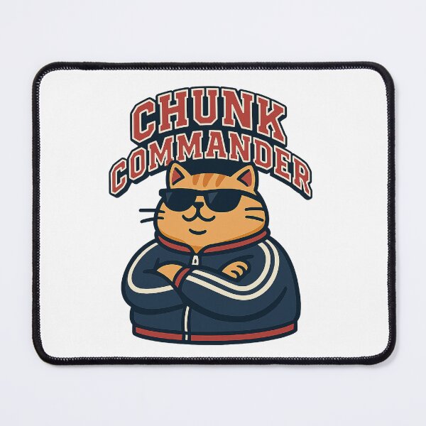 Item preview, Chunk Commander — Retro Fat Cat Mascot T-Shirt designed and sold by BadaBingBear.