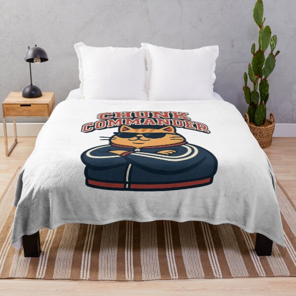 Item preview, Chunk Commander — Retro Fat Cat Mascot T-Shirt designed and sold by BadaBingBear.