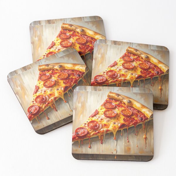 Item preview, Dripping Delight: Ultimate Pepperoni Cheese Art designed and sold by Skullet-Designs.