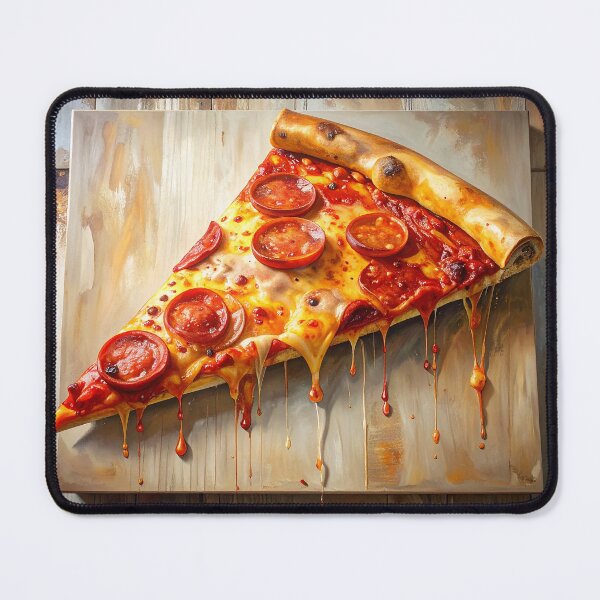 Item preview, Dripping Delight: Ultimate Pepperoni Cheese Art designed and sold by Skullet-Designs.