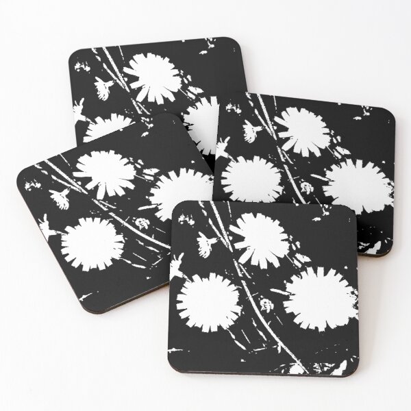 Item preview, Dandelions Black and White  Reverse Silhouette designed and sold by DianeBP.