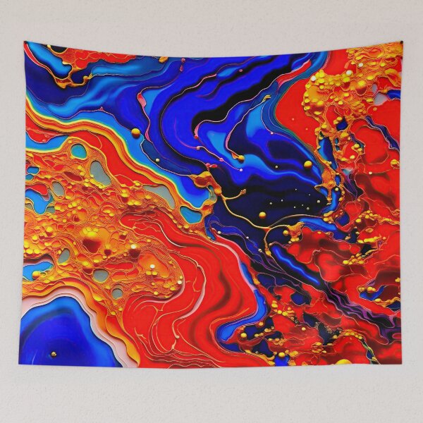 Item preview, Vortex of Color Abstract Liquid Art designed and sold by LanaGustavsson.