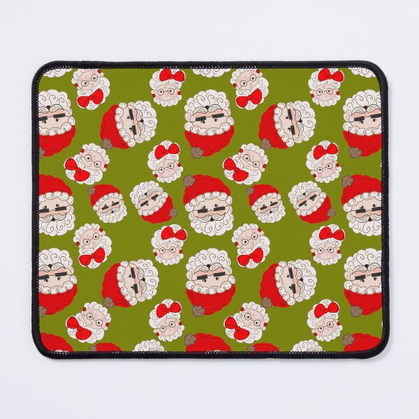 Item preview, Jolly Santa and Mrs. Claus Faces Christmas Pattern designed and sold by Sis and Shug Creations.