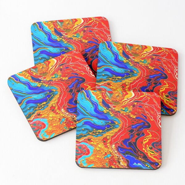 Item preview, Vortex of Color Abstract Liquid Art designed and sold by LanaGustavsson.