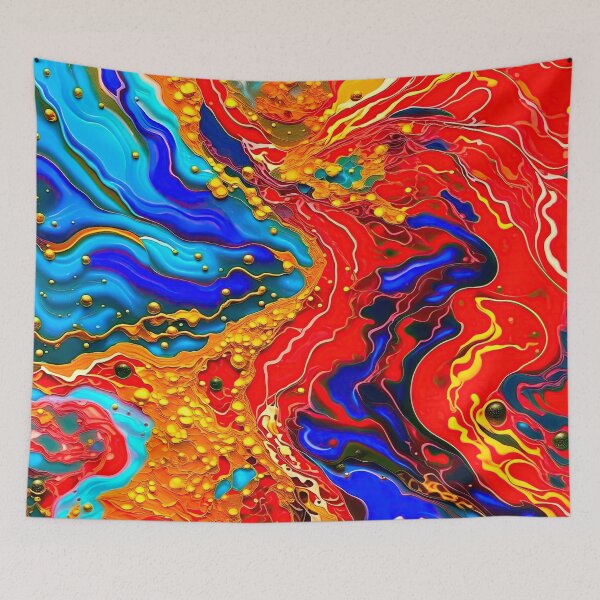 Item preview, Vortex of Color Abstract Liquid Art designed and sold by LanaGustavsson.