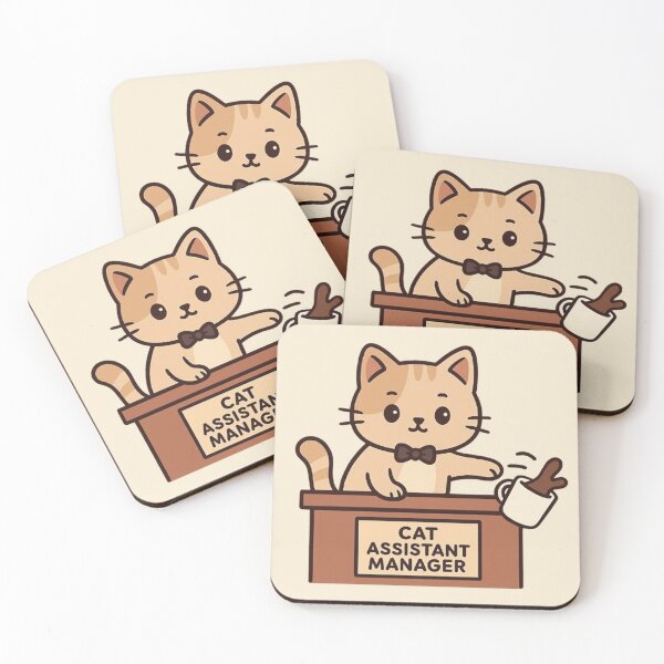 Item preview, Cat Assistant Manager - Funny Office Cat Design designed and sold by MiLaKK.