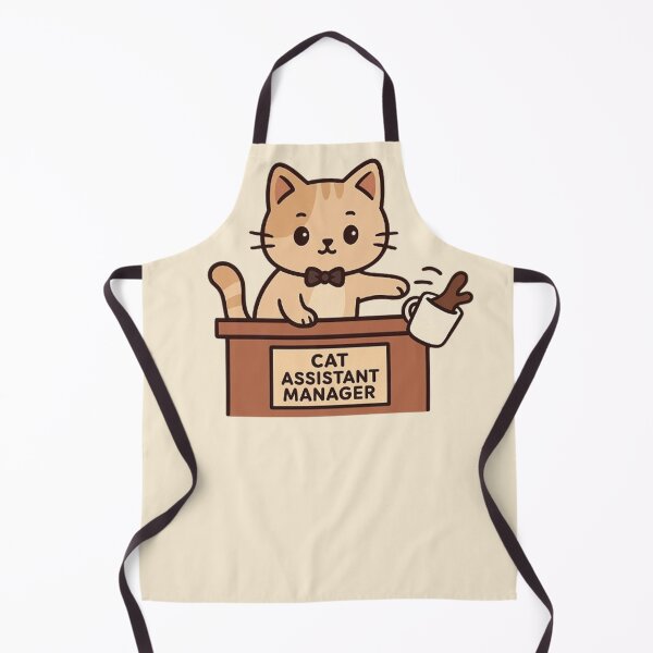 Item preview, Cat Assistant Manager - Funny Office Cat Design designed and sold by MiLaKK.