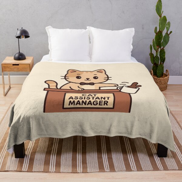 Item preview, Cat Assistant Manager - Funny Office Cat Design designed and sold by MiLaKK.