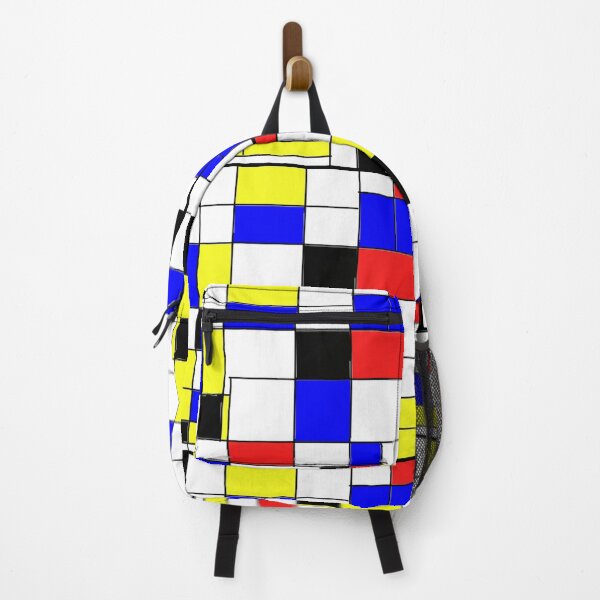 Item preview, Blocks Abstract Art Primary Colors Black White designed and sold by DianeBP.
