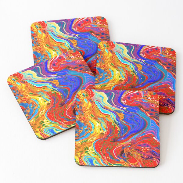 Item preview, Vortex of Color Abstract Liquid Art designed and sold by LanaGustavsson.