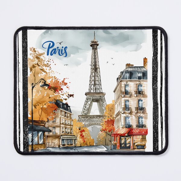 Item preview, Paris – Autumn Streets and Eiffel Tower View designed and sold by DesignArtist.ia.