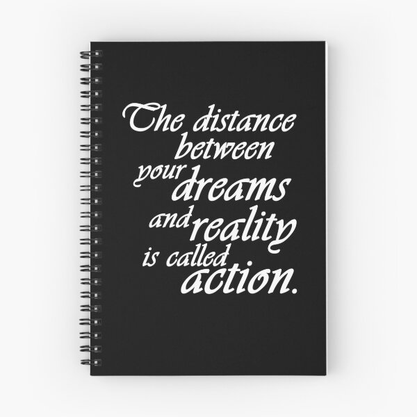 Item preview, Distance between dreams and reality is action. designed and sold by Ramina-Nymph.