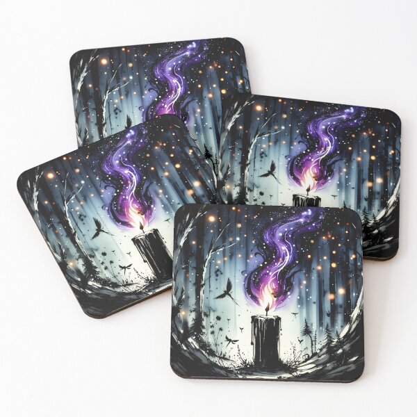 Item preview, Magic Purple Candle, Ai Generated Art  designed and sold by ACC .